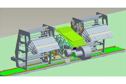 3D Model View, Servicers & Tire Building Drum